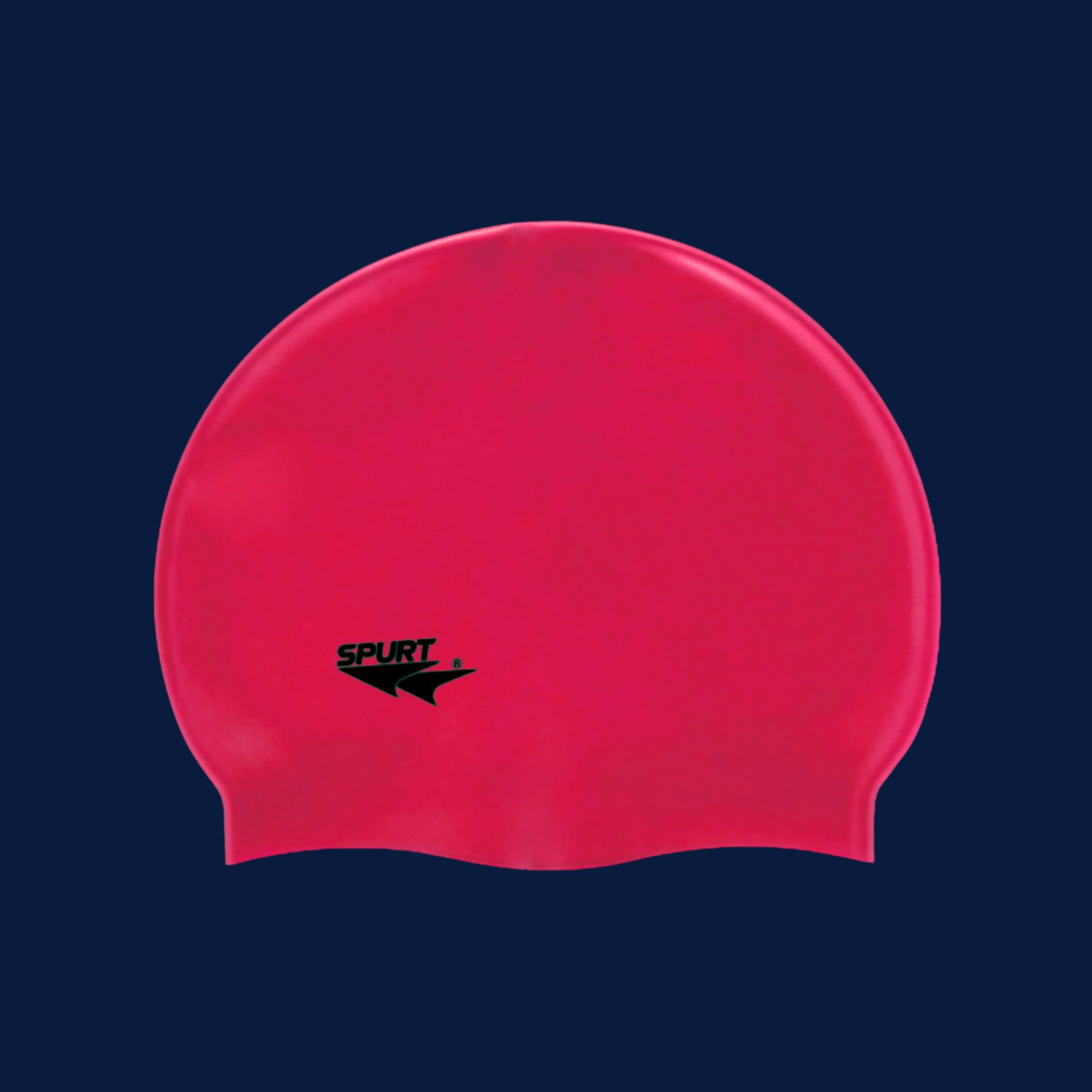 House Swimming Caps (tight fit), Colour: Red