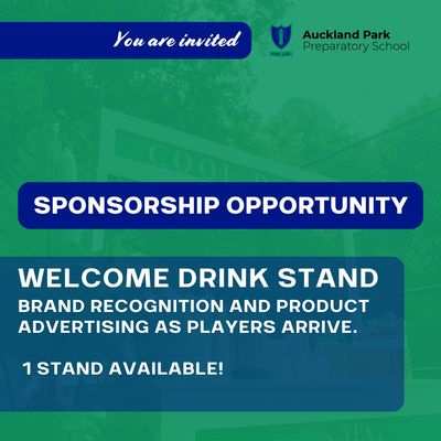 SPONSORSHIP OPPORTUNITY: Registration Welcome Drink