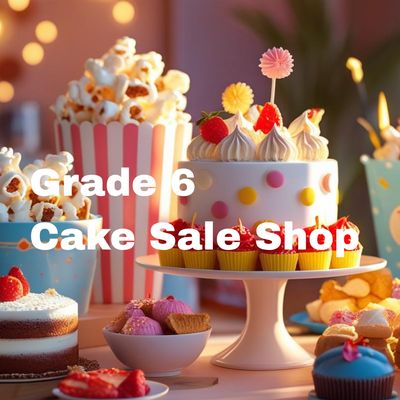 Grade 6 Fundraising - Cake Sale 2026