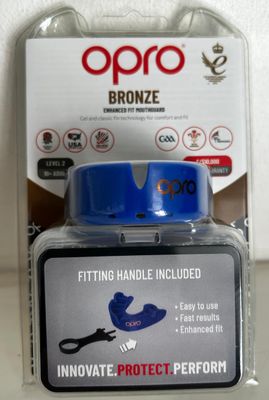 Mouthguard Bronze Adult Blue 10years+