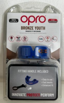 Mouthguard Bronze Youth Blue 5-9yrs