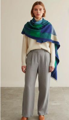 APPS Supporters Check Wrap Blue/Green