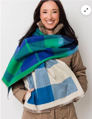 APPS Supporters Check Wrap Blue/Green