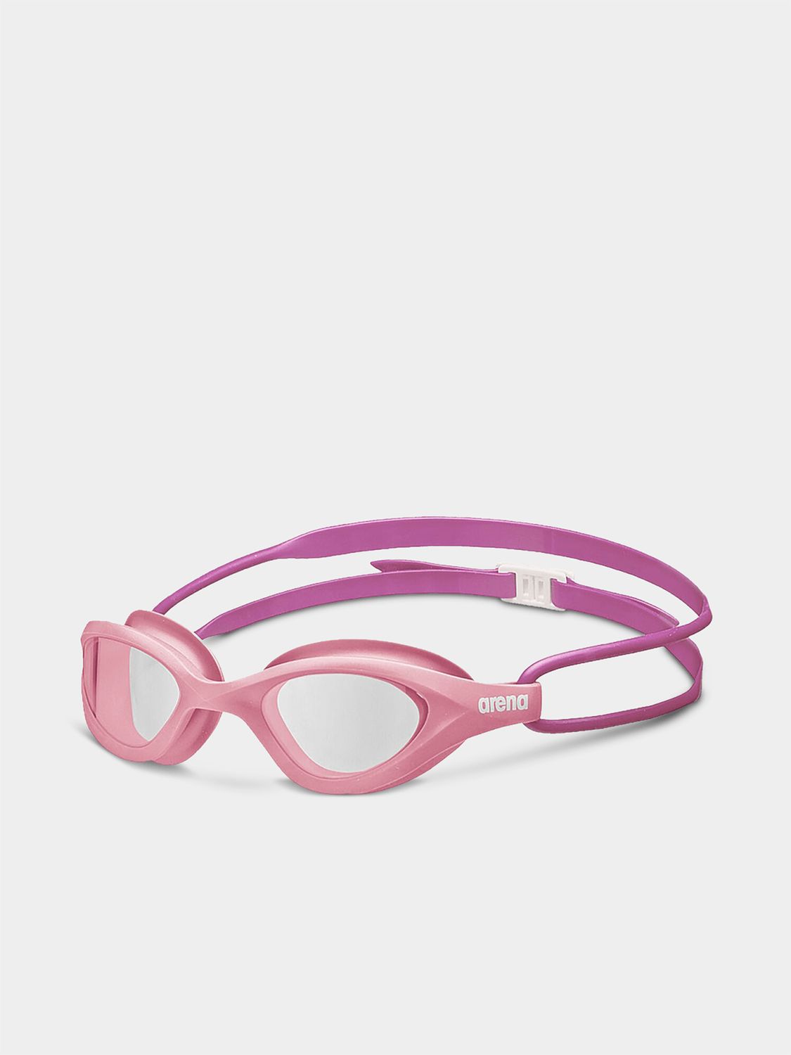 Swimming Goggles, Colour: Clear/Pink/Violet, STYLE: Arena 365 Jnr, Size: Age 6-12