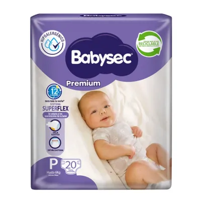 Pañales Babysec Premium