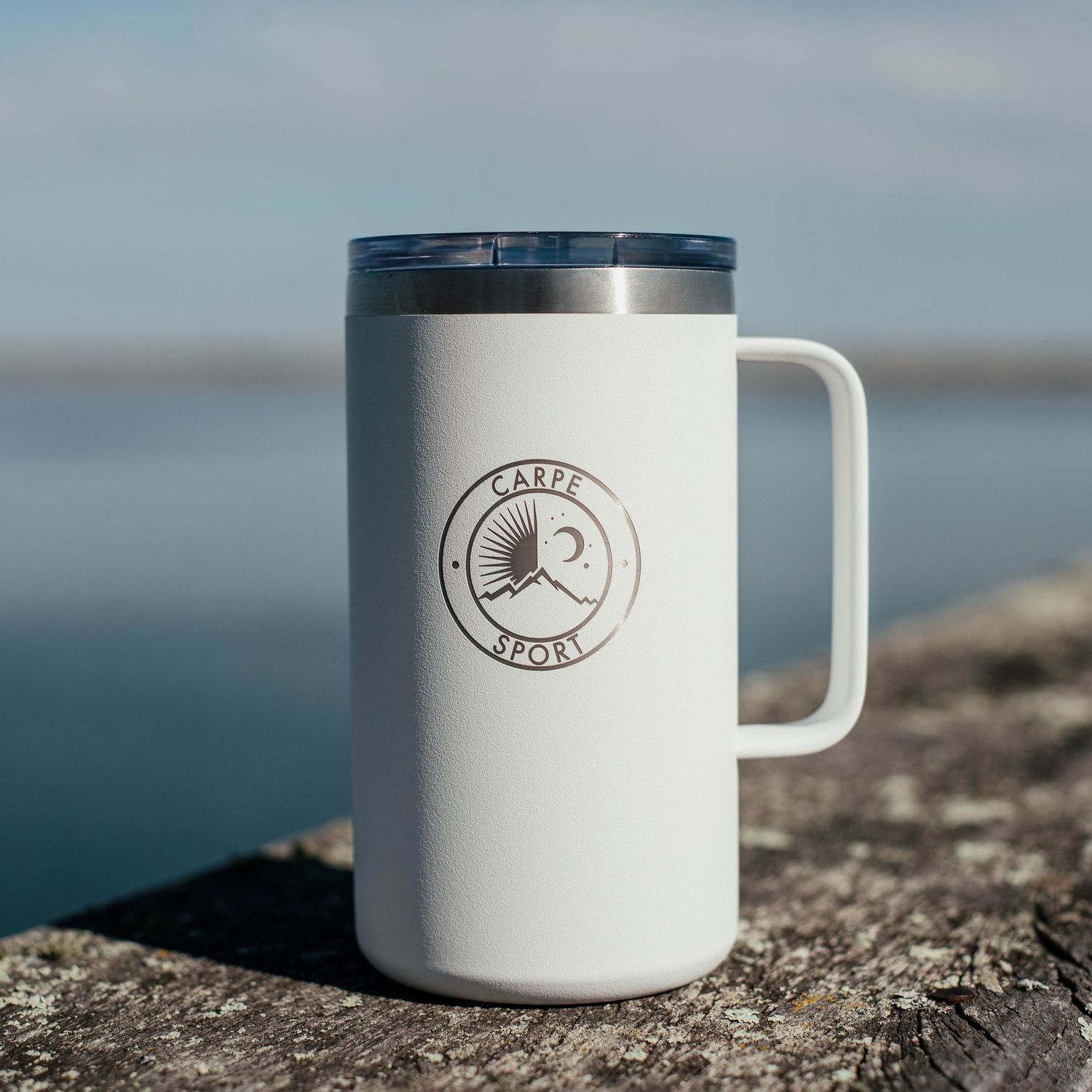 Carpe Sport Stein 18oz - White