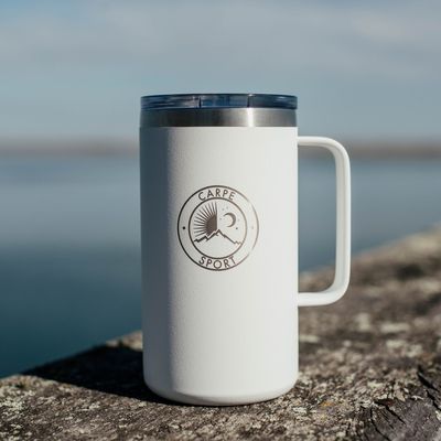 Carpe Sport Stein 18oz - White