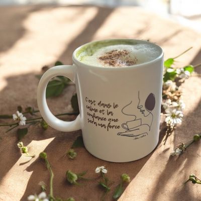 Tasse en céramique « Calme &amp; Confiance »