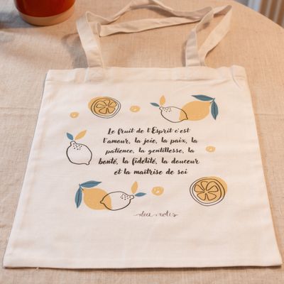Tote bag « Galates 5:22 »