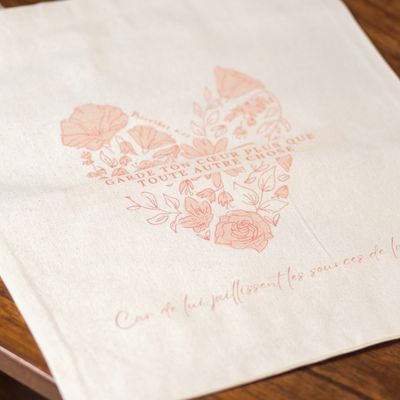 Tote bag « Garde ton coeur »