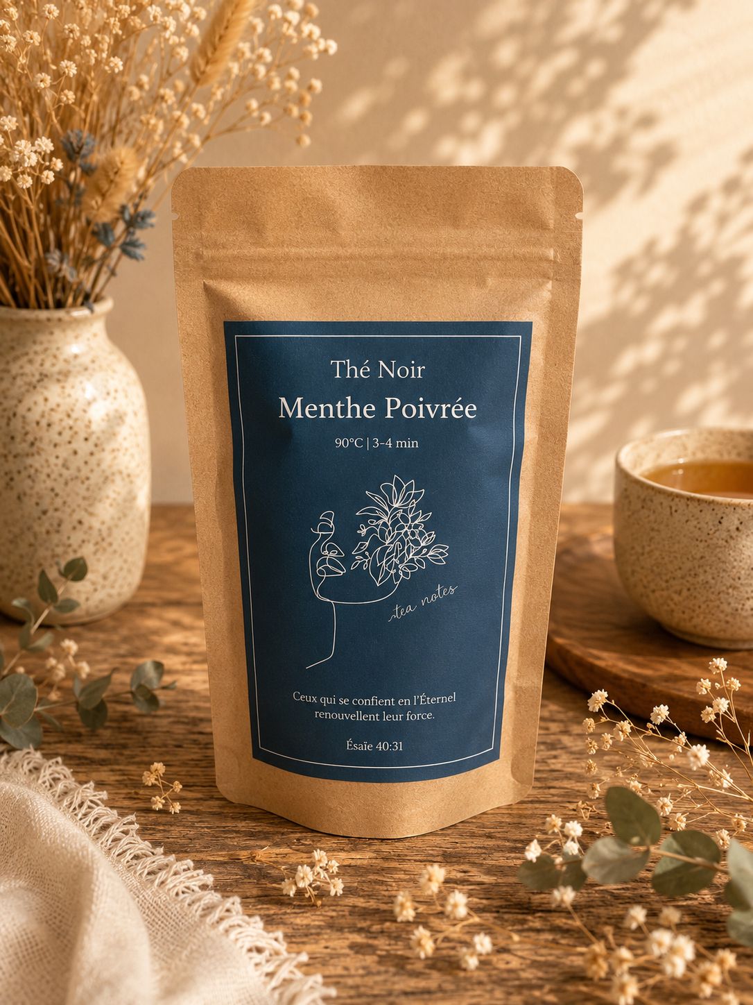 Thé Noir Menthe Poivrée