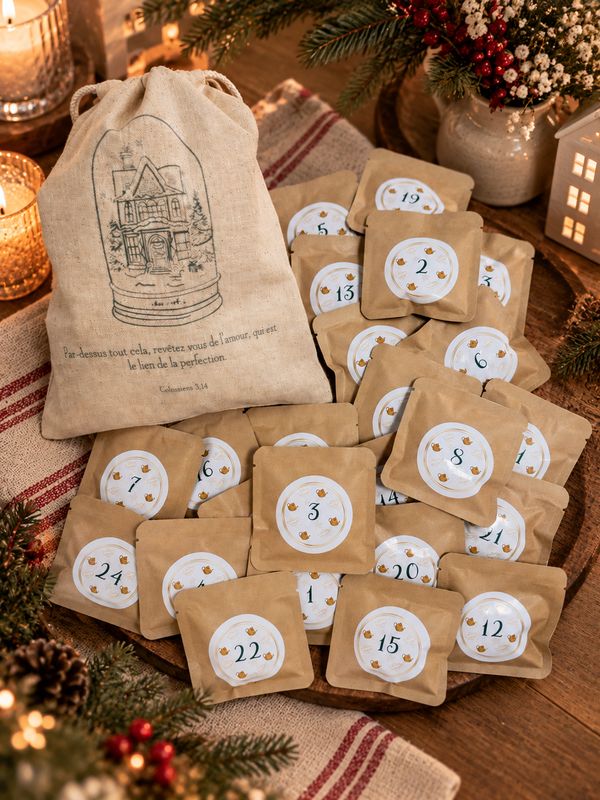Calendrier de l'Avent Noël Tea Notes