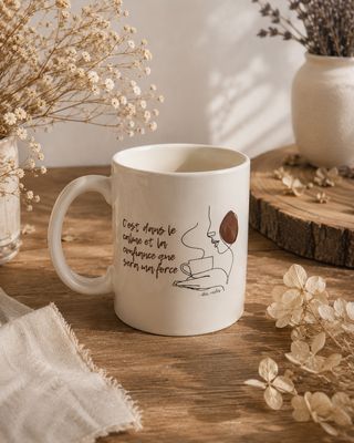 Tasse en céramique « Calme &amp; Confiance »