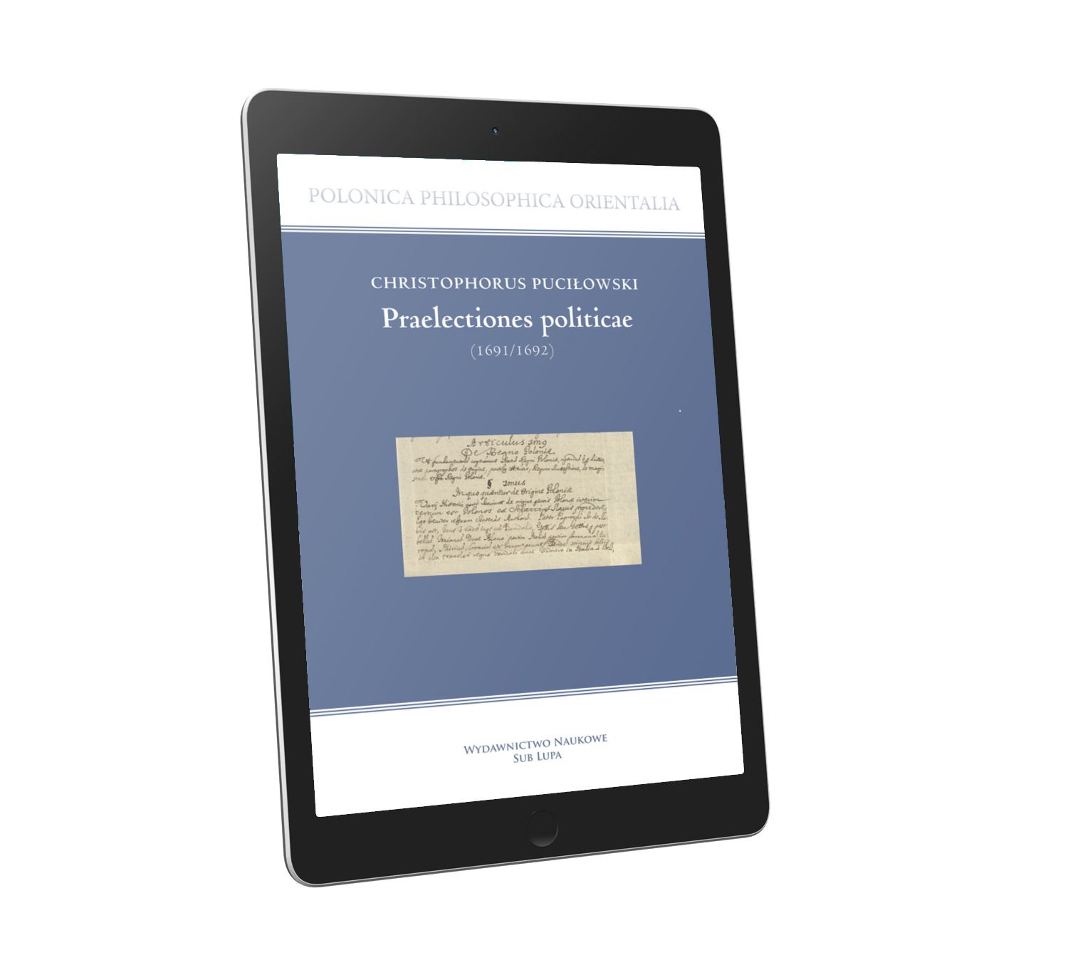 Praelectiones Politicae (1691/1692) – e-book