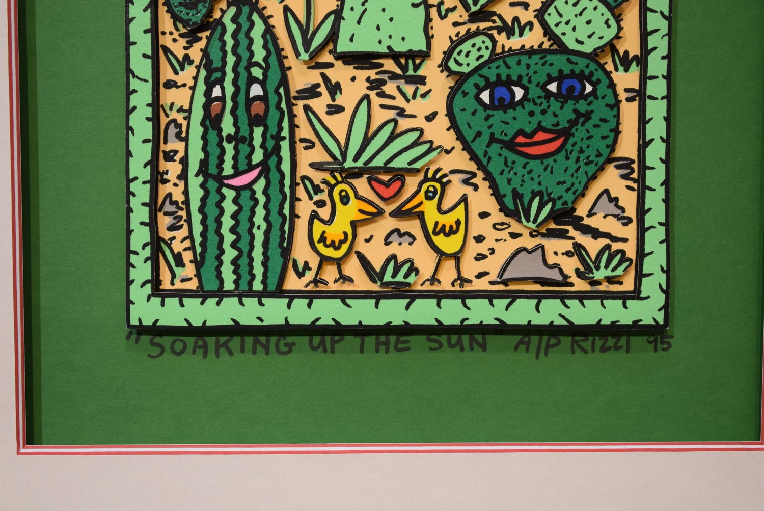 RIZZI　ジェームス•リジィSOAKING UP THE SUN 1995 James Rizzi 