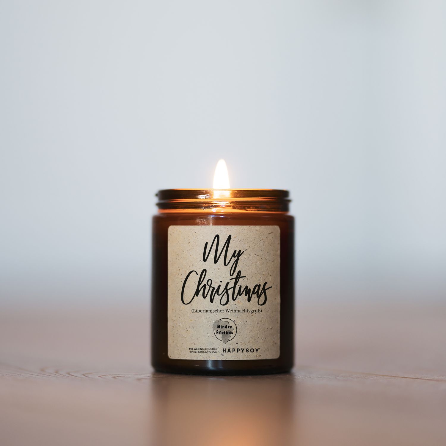 Kerze No 2 - WEIHNACHTEN - HAPPYSOY - REFURBISHED