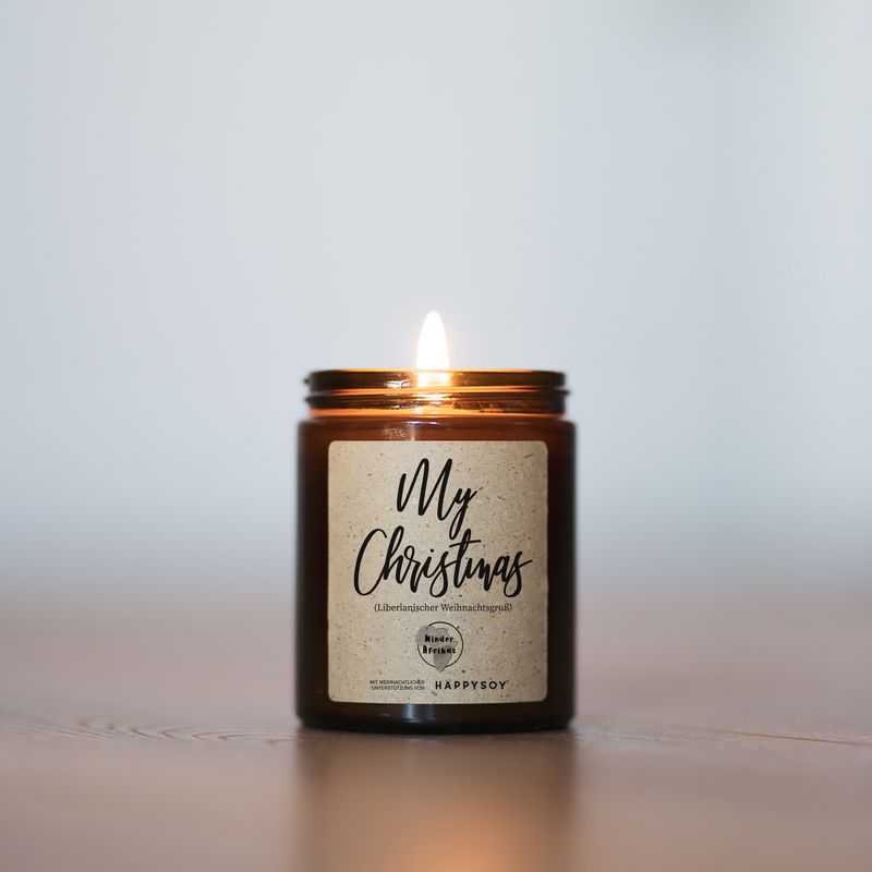 Kerze No 2 - WEIHNACHTEN - HAPPYSOY - REFURBISHED
