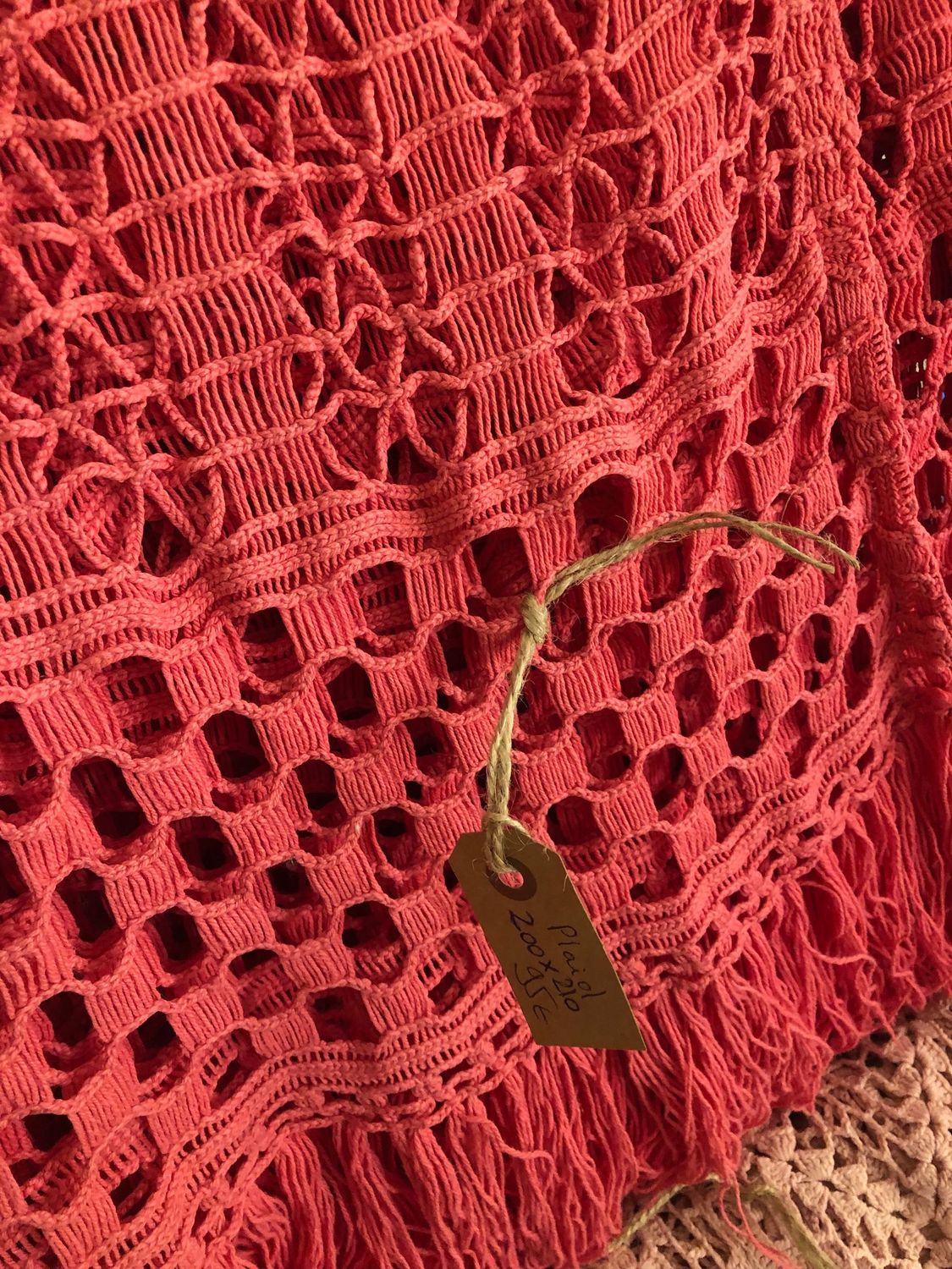 PLAID / RIDEAU FRAISE