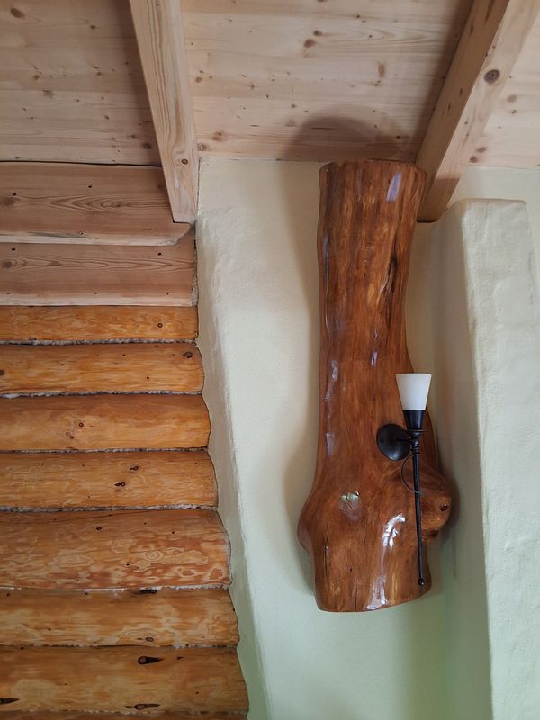 Kirschholz-Wandlampe