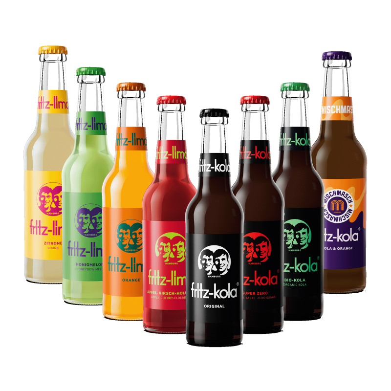 fritz kola Verschiedene Sorten 24x0,33l