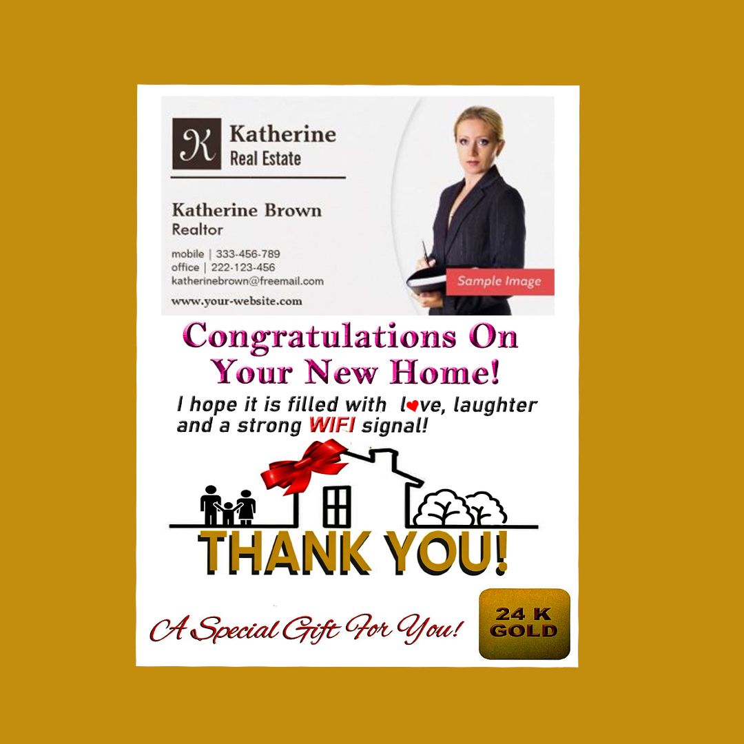 Realtor Buyer Appreciation Gold Gift REA-1000