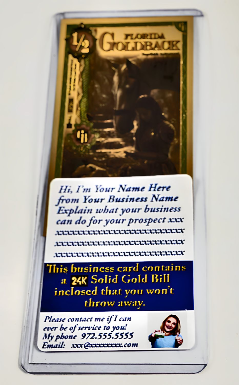 Salesperson Gold Product Sample Set - Refund return at any time.
