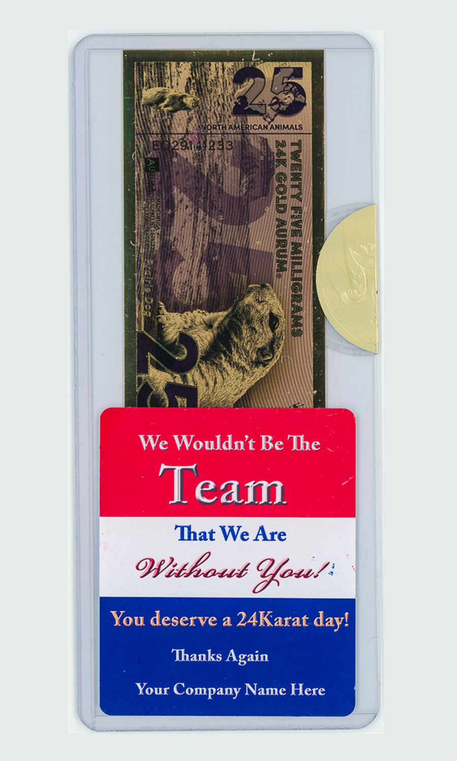 Employee Appreciation Gift with Employer Name