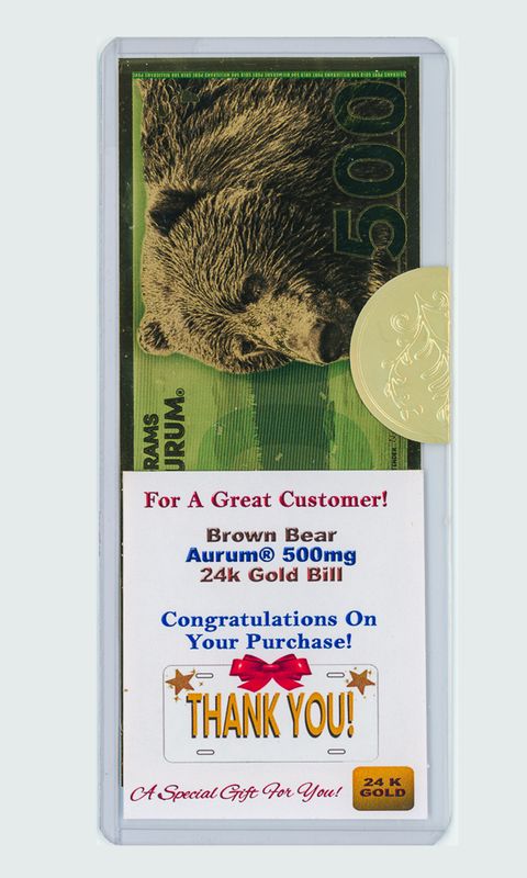 Vehicle Buyers Appreciation Gold Gift Vehicle-500