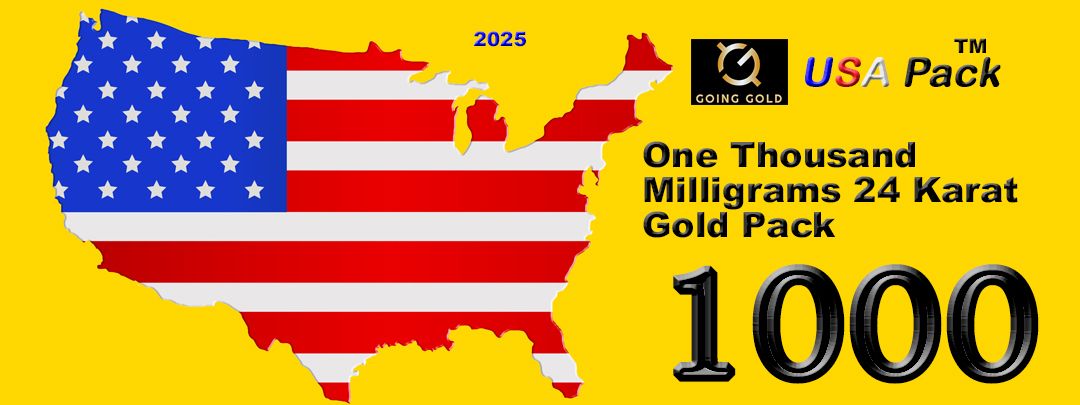 USA Pack 1000mg24k Gold Bill