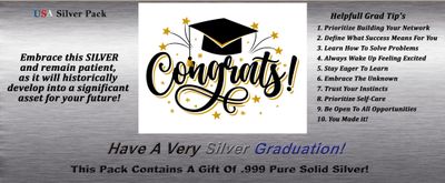Silver Graduation Pack: Buy $3.99 each.