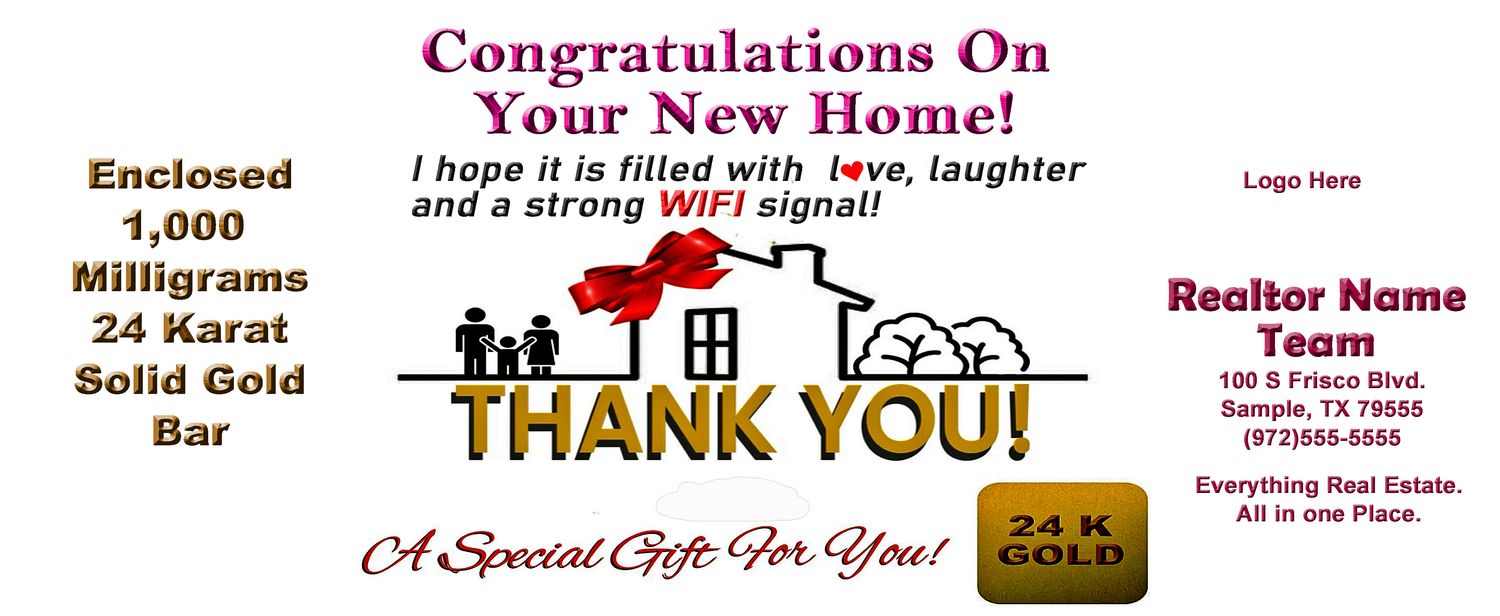 24 Karat Solid Gold Bar 1,000 mg pure gold bar customized with your information