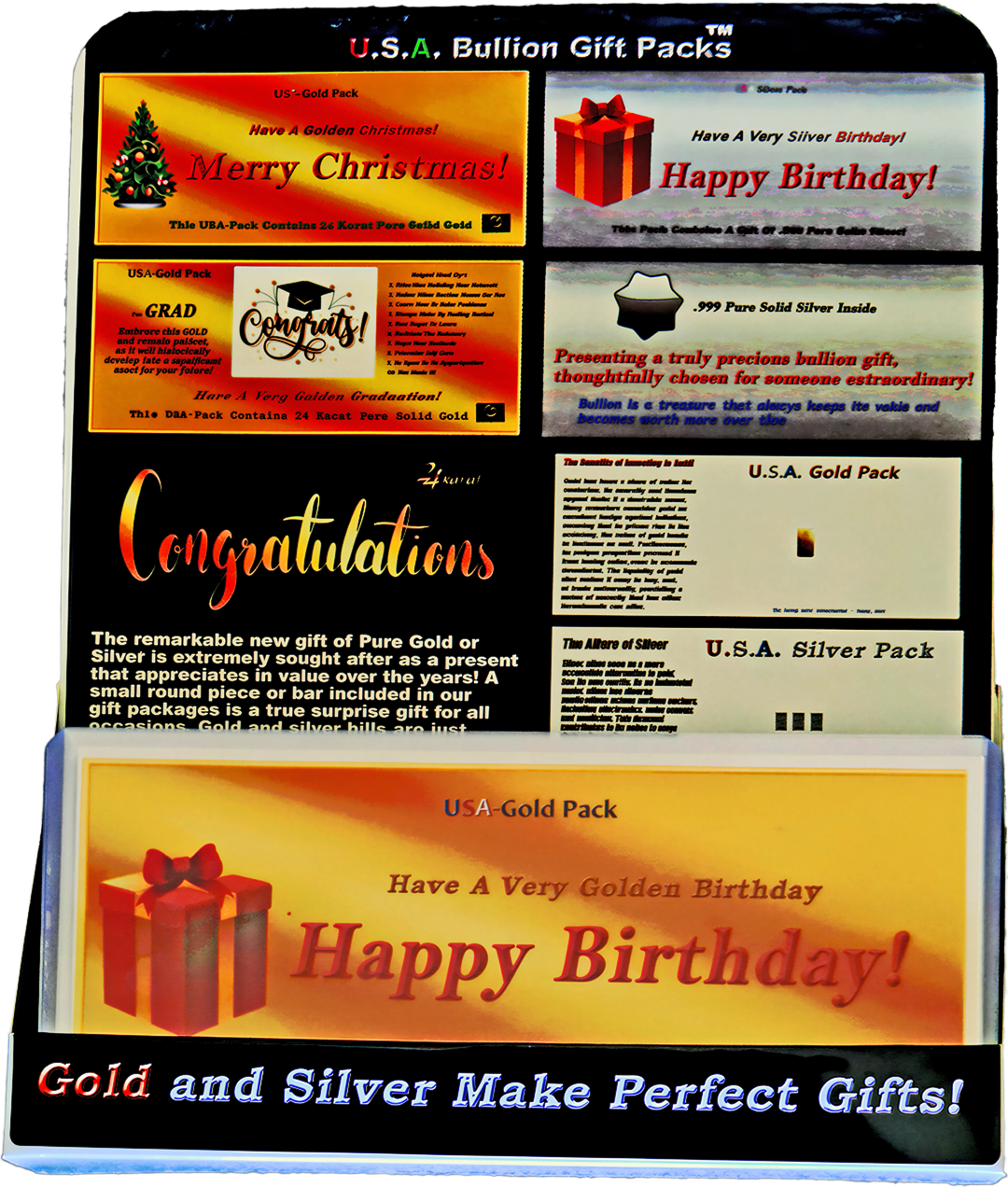 Dealer Bullion Gift Pack Counter Display-20
