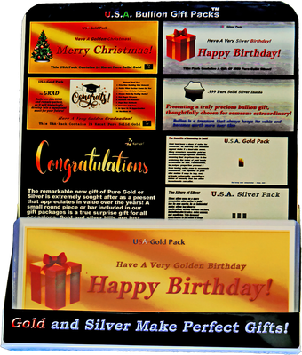 Dealer Bullion Gift Pack Counter Display-40 Dealer Bullion Gift Pack Counter Display-40