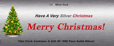 Silver 3 GRAM Christmas Gift Pack