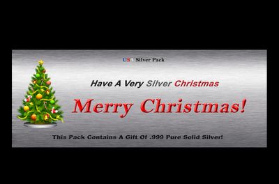 Silver 3 GRAM Christmas Gift Pack