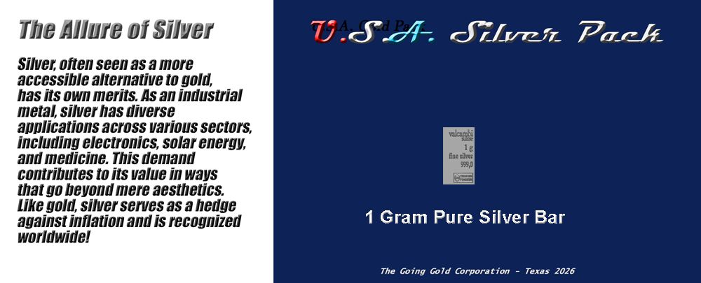 Silver 1 GRAM Birthday Gift Pack