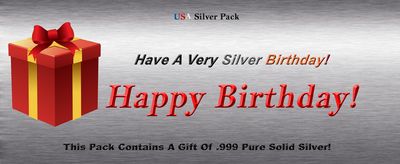 Silver 1 GRAM Birthday Gift Pack