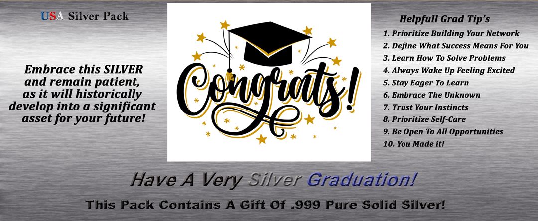 Silver 1 GRAM Graduation Gift Pack