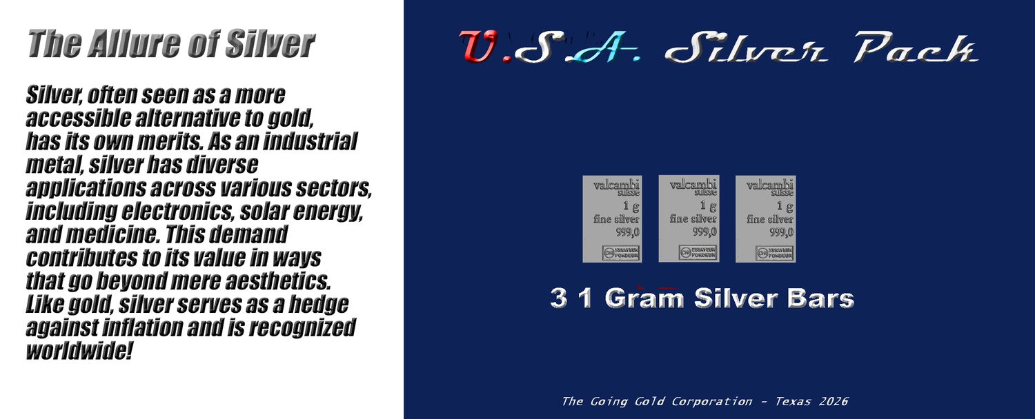 Silver 3 GRAM Personal Gift Pack