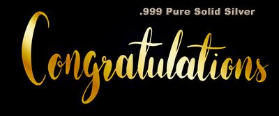 Silver 3 GRAM Congratulations Gift Pack
