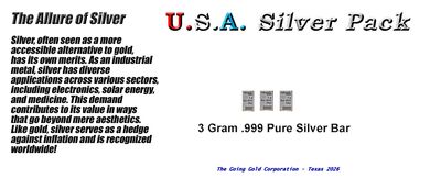 Silver 3 GRAM Congratulations Gift Pack