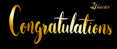 Gold Congratulations Gift Pack 24K Pure Gold Bar