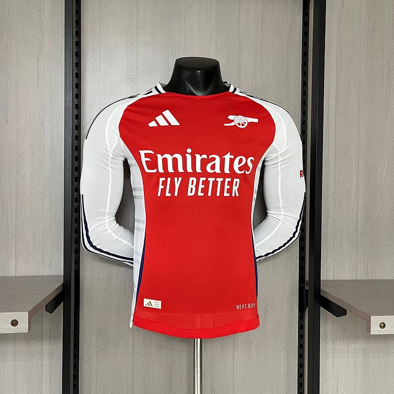 24-25 Arsenal Home Long Sleeve Player Version