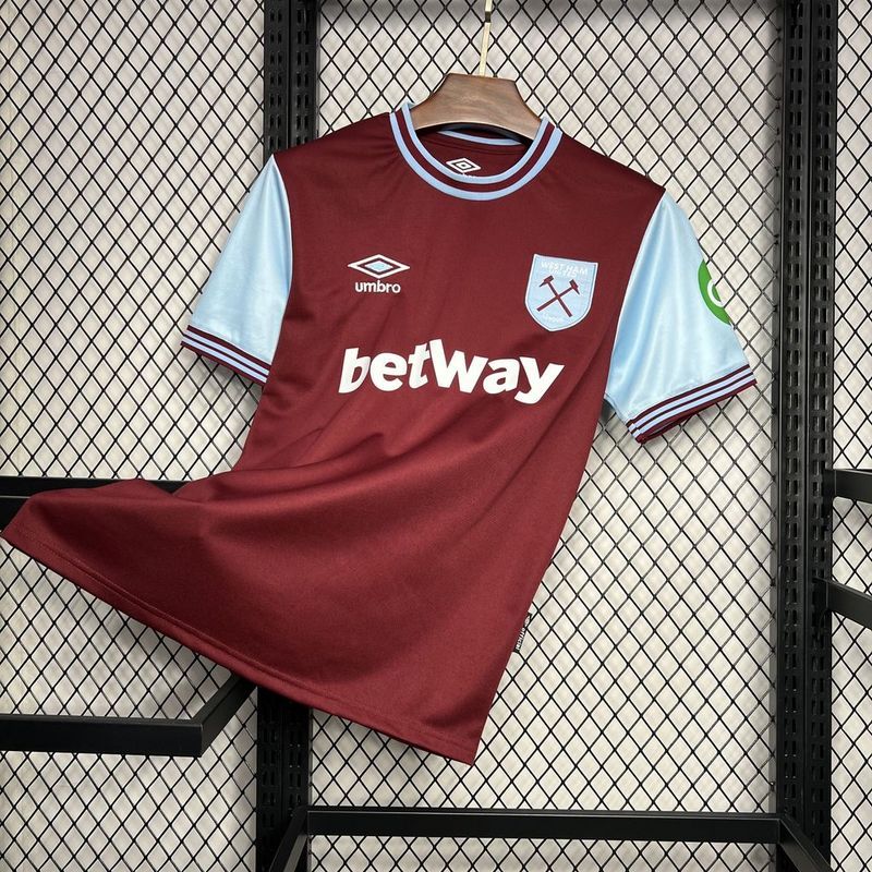 24-25 West Ham Home Fan Version Kit