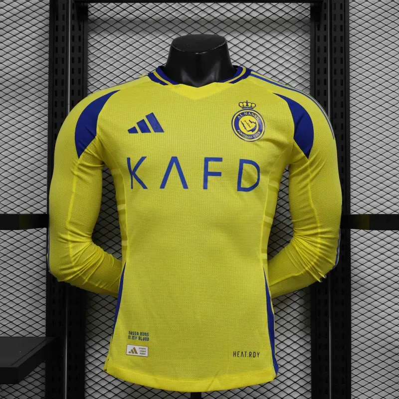 24-25 Al-Nassr Home Player Version Long Sleeve 24-25 Al-Nassr Home Player Version Long Sleeve