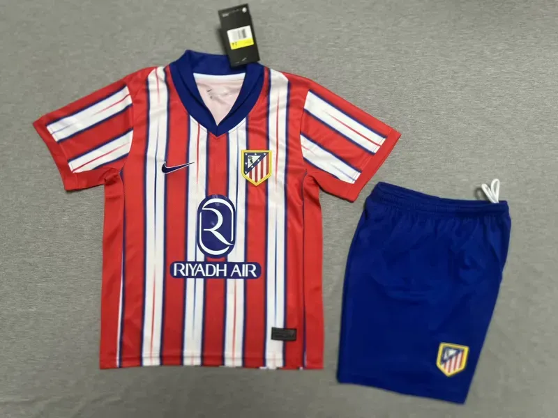 24-25 Atletico Madrid Home Kit - KIDS