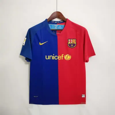 08-09 Barcelona Home Kit RETRO