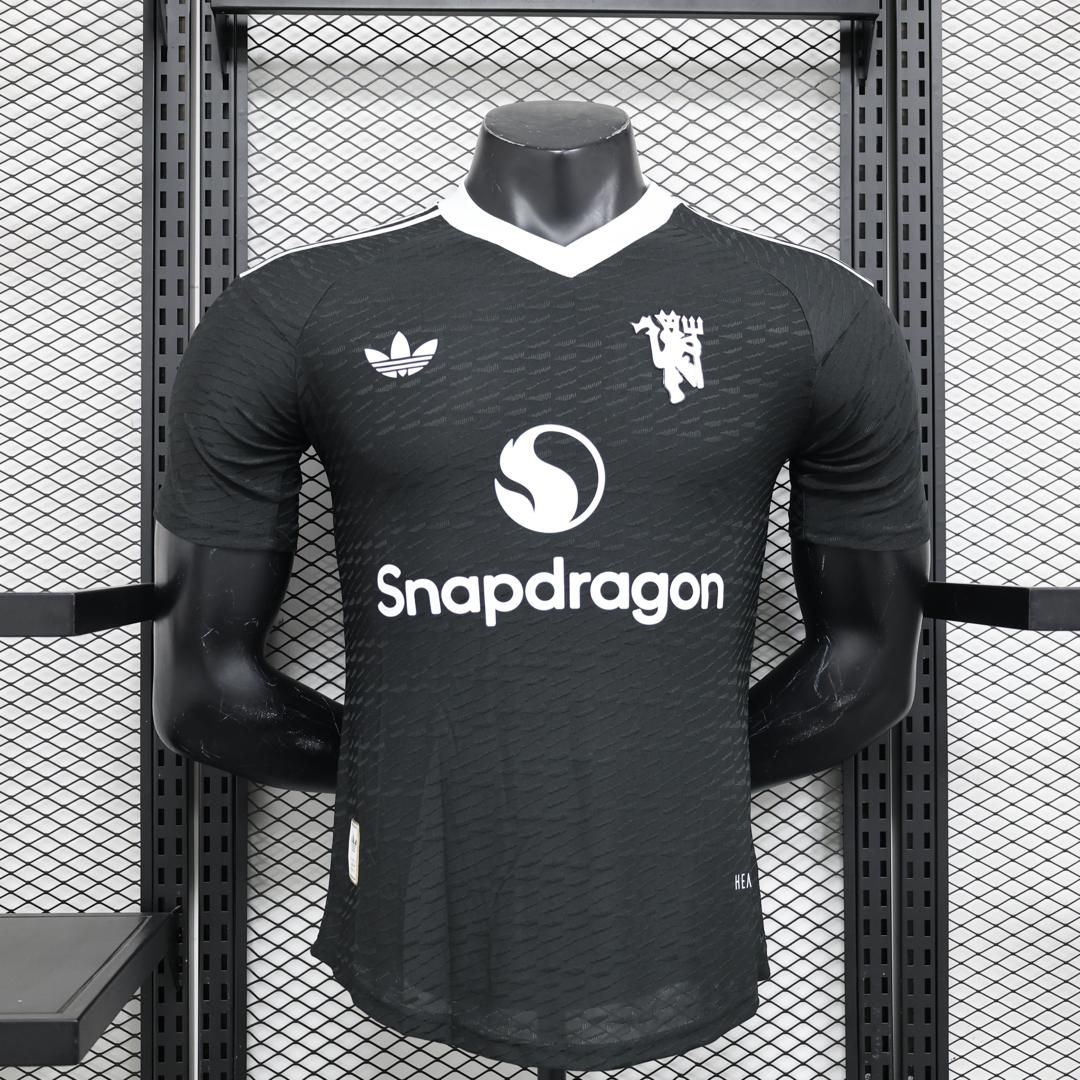 24-25 Manchester United Away Player Version BLACK