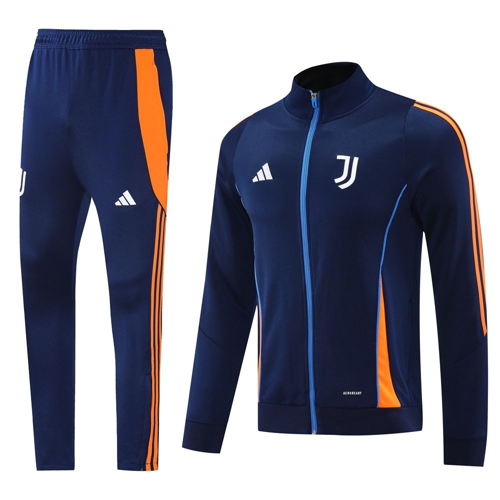 24-25 Juventus Tracksuit Orange Top and Bottom