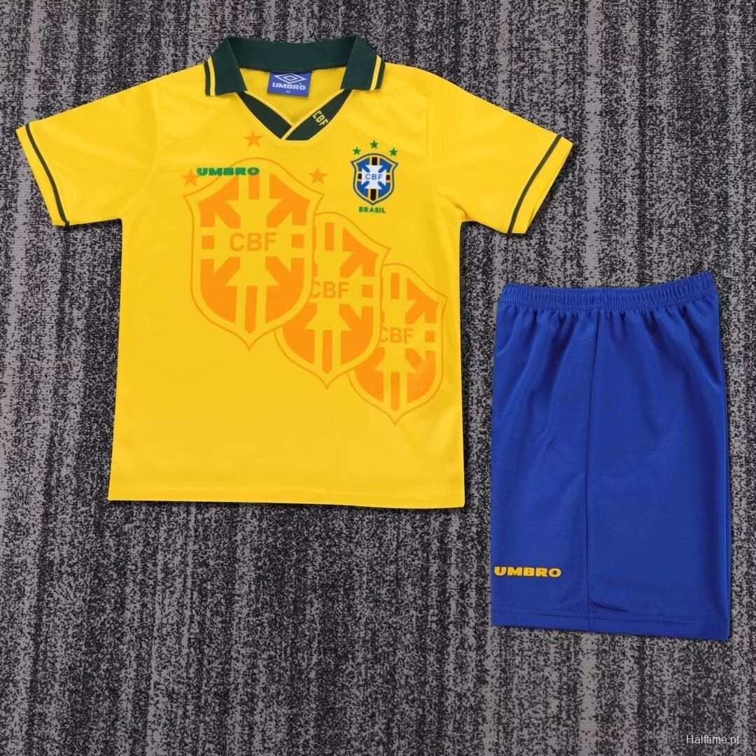 1994 Brazil Home Kids - RETRO